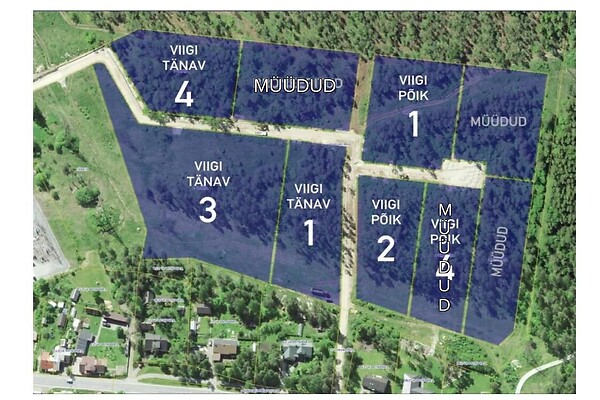 plot for sale, residential land - Viigi põik 2, Aandu, Kohila vald, Raplamaa