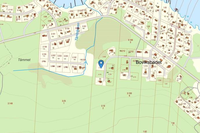 BOVIKSBADET - Tomt, Skellefteå kommun