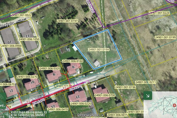 plot for sale, residential land - Allika tn 6a, Jõgeva linn, Jõgeva vald, Jõgevamaa