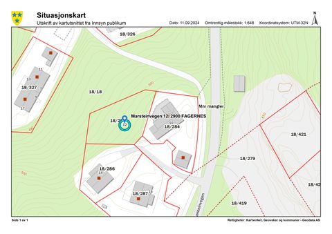 MARSTEINVEGEN 12, Fagernes