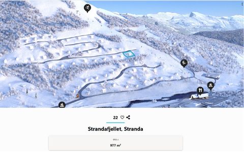 Veg 1153, Blådalslia, Stranda