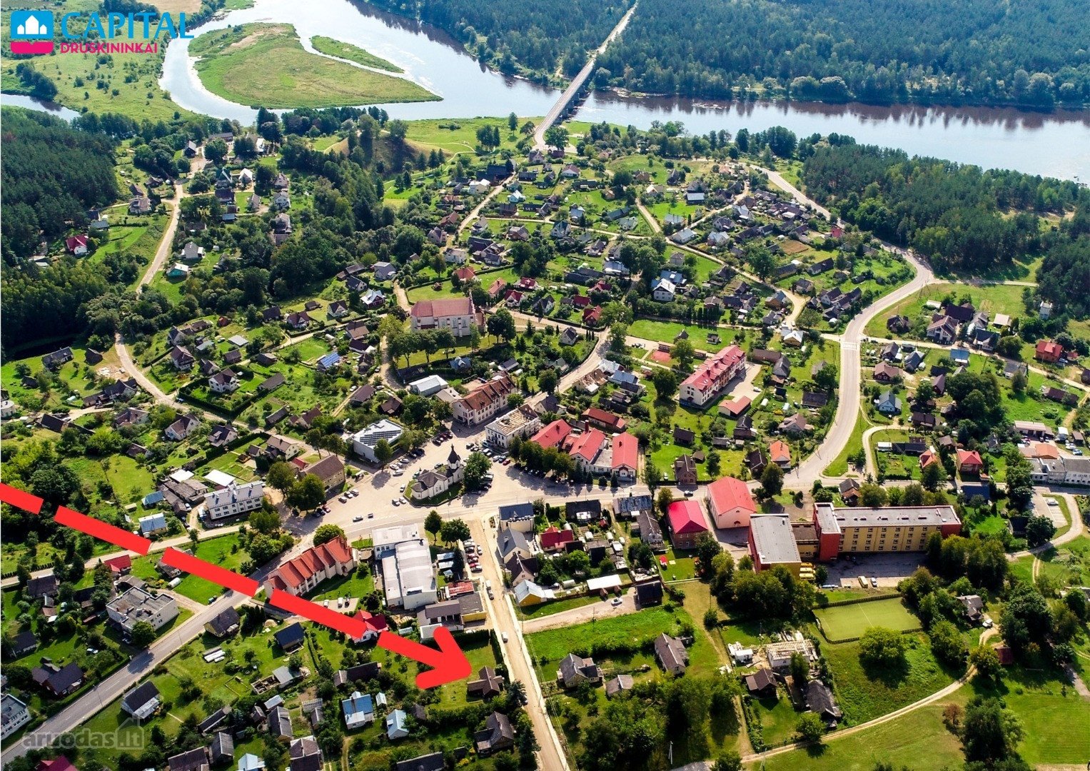 Varėnos r. sav., Merkinės mstl. Kauno g.