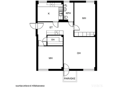 Käsämäntie 121b, Keskusta, Liperi