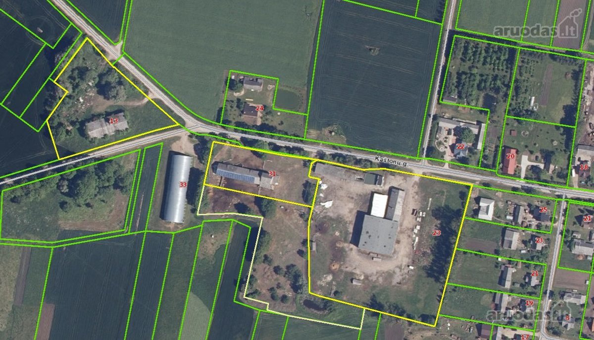 Vilkaviškio r. sav., Keturvalakių mstl. Kaštonų g.
