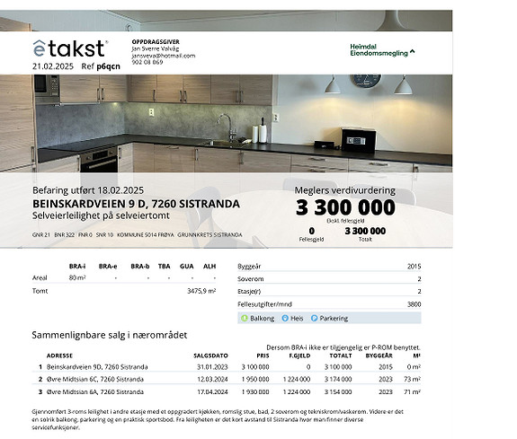 Beinskardveien 9D, 7260 Sistranda