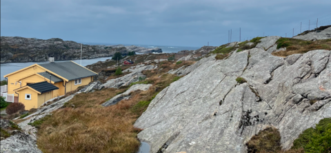Kongvikvegen, Fjell