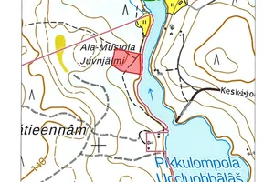 Mustala tontti, Inari