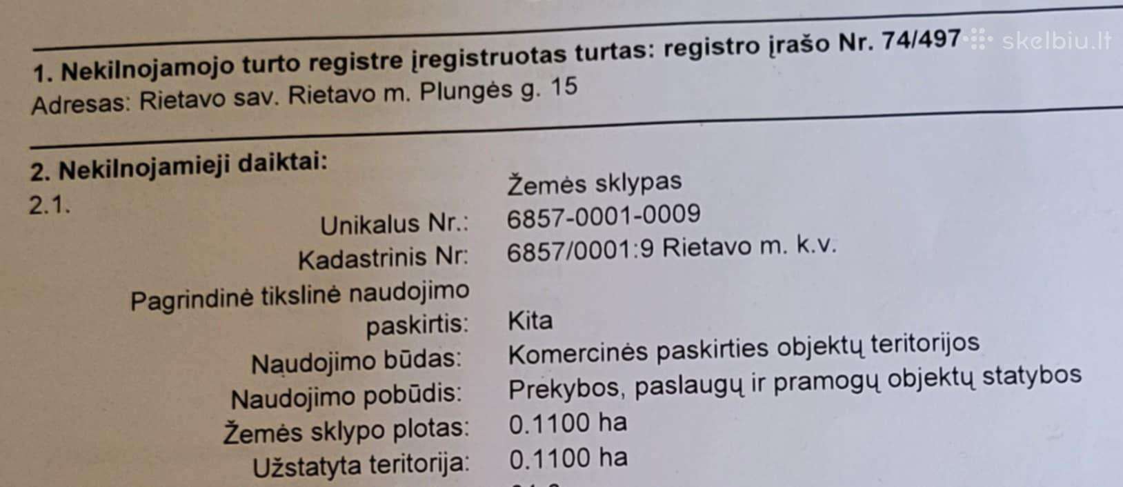 Rietavo m. Plungės g.