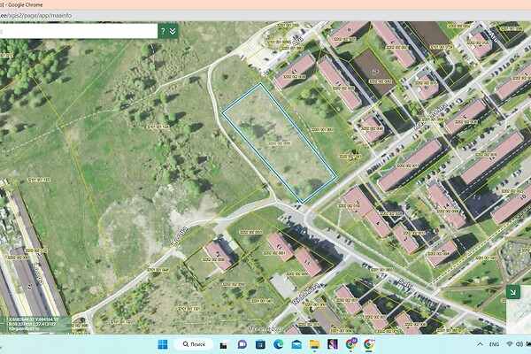 plot for sale, residential land - salu 6, Ahtme, Kohtla-Järve, Ida-Virumaa