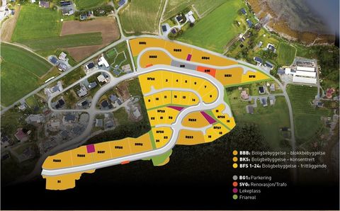 Kjønstadmarka trinn 3. 5 byggeklare tomter, Levanger