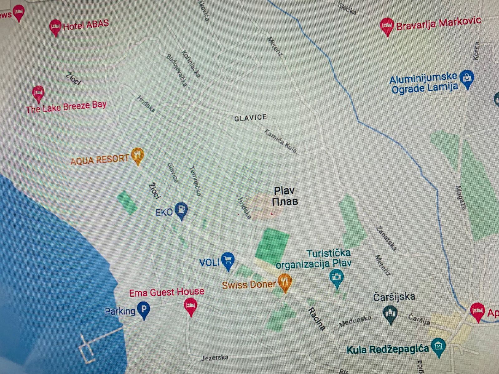 Plav, Center