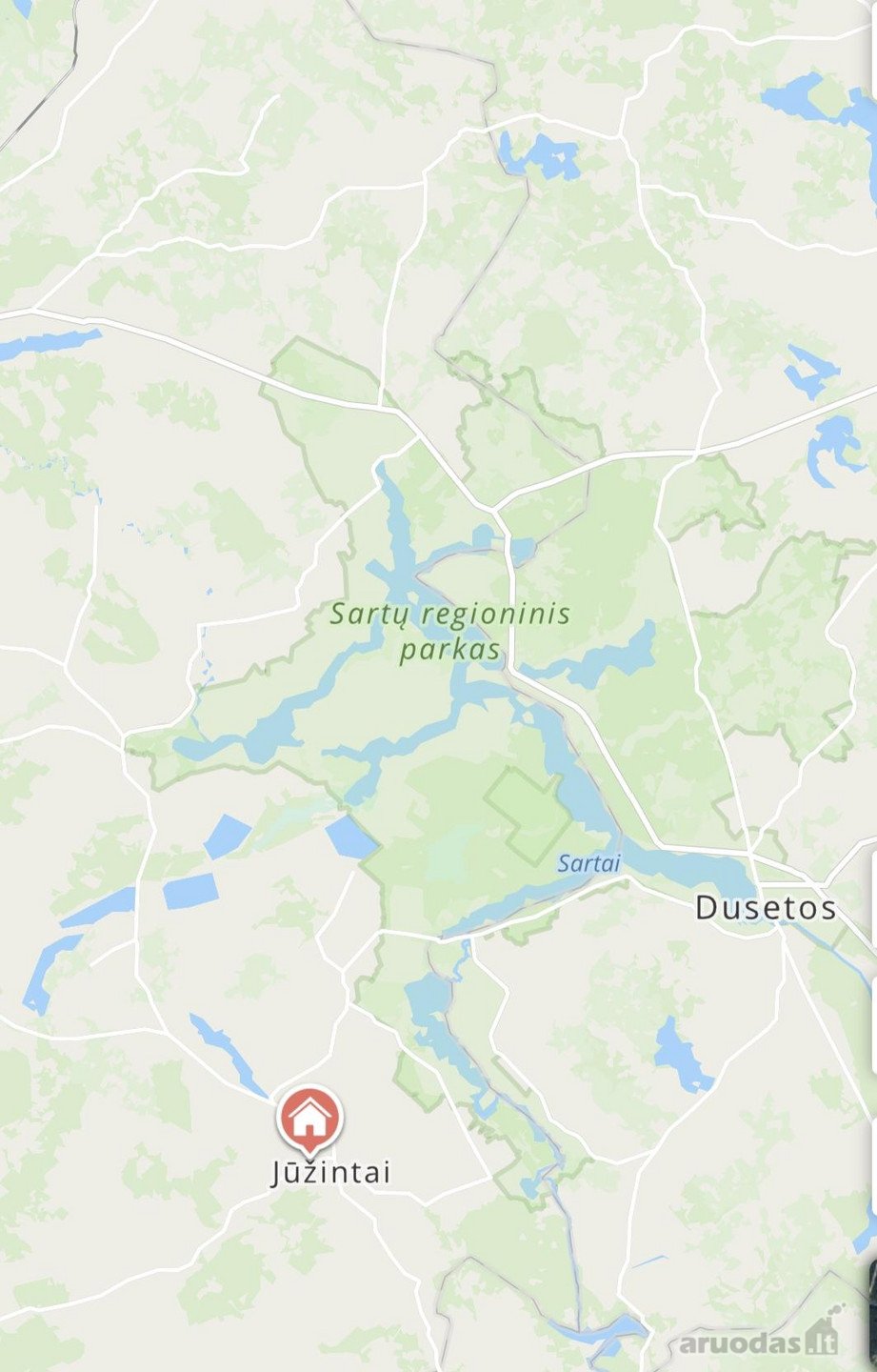 Rokiškio r. sav., Jūžintų mstl. Studentų g.
