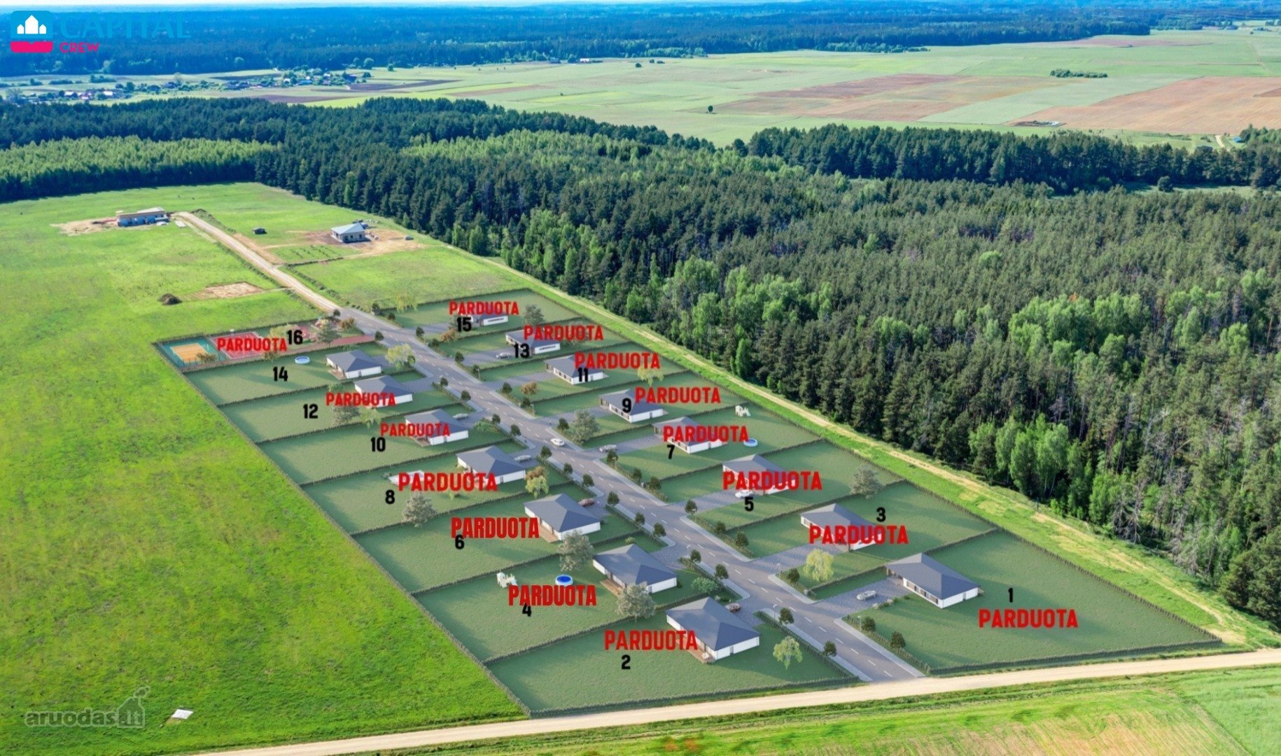 Trakų r. sav., Naujojo Tarpupio k. Miško g.