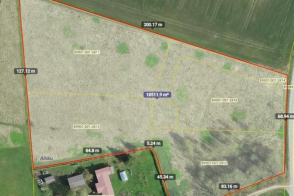 plot for sale, residential land - Vana-Võidu, Viljandi vald, Viljandimaa